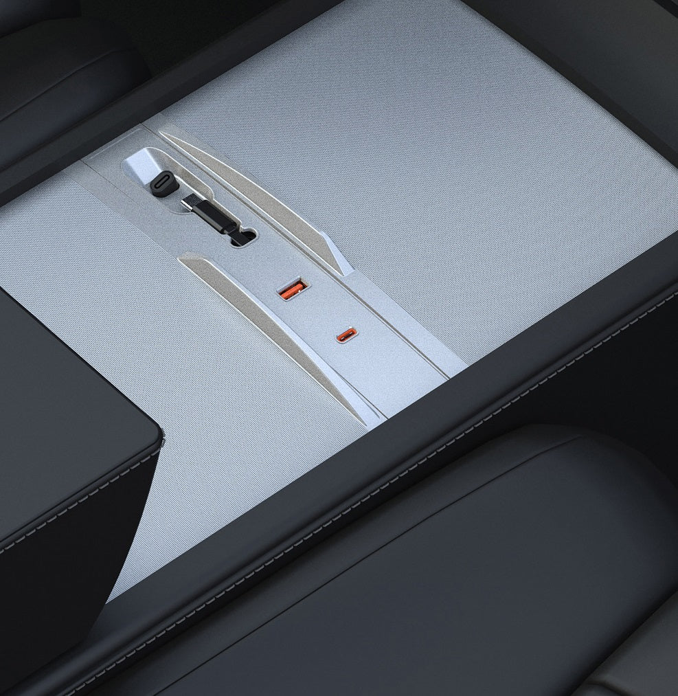 Tesla Model 3 Highland USB Hub Docking Station With Retractable Cable