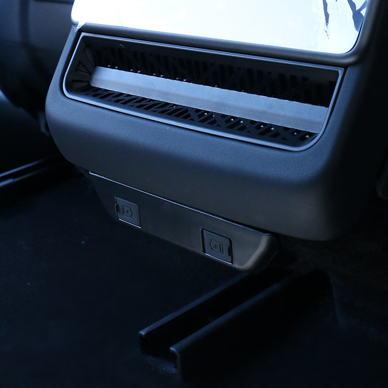 Tesla Model 3 Highland Rear USB Charging Port Protective Cover