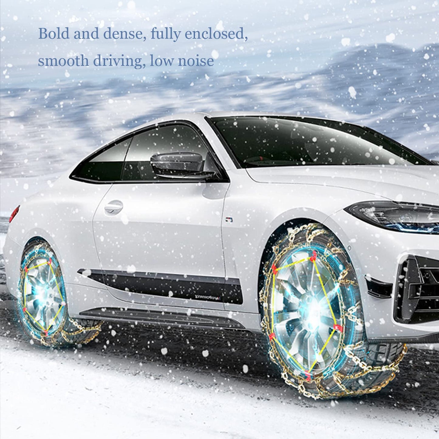 Tire Anti-Slip Snow Chains For Tesla Model 3 Model Y Model X Model S