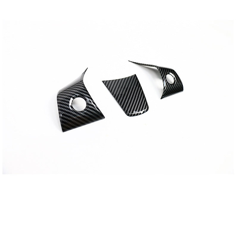 Tesla Model 3 Steering Wheel Panel Trim Set 3pcs