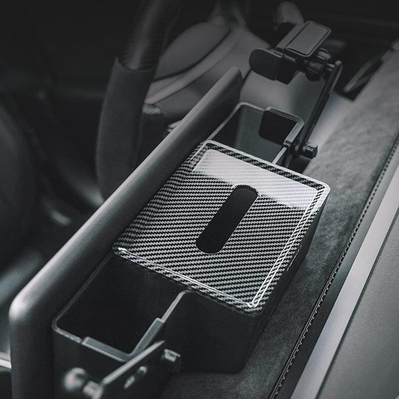 Tesla Model 3/Y Center Control Screen Tissue Hidden Storage Box