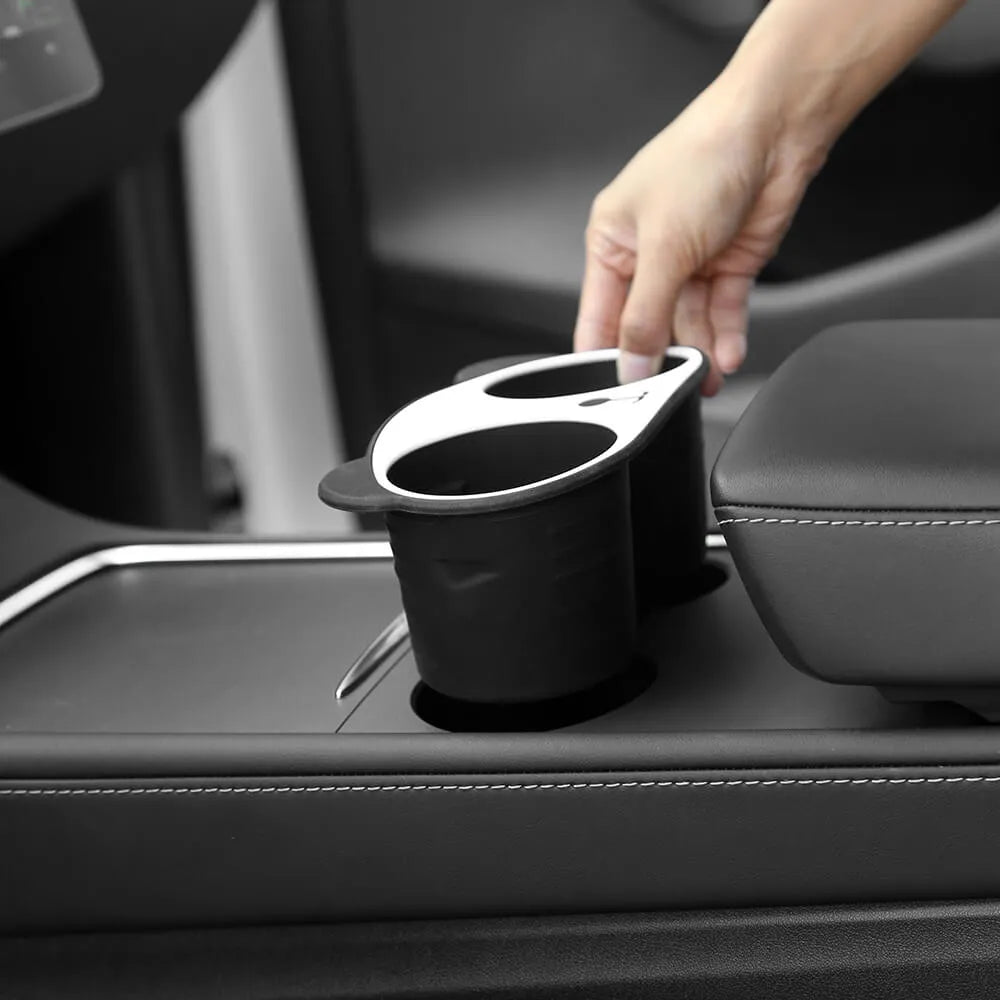 Tesla Model 3/Y Panda Style Center Console Cup Holder Insert