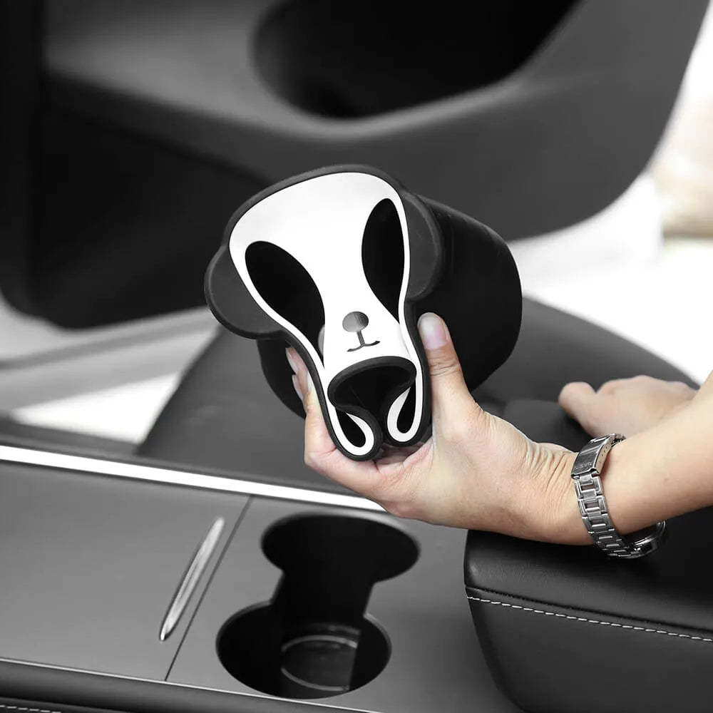 Tesla Model 3/Y Panda Style Center Console Cup Holder Insert