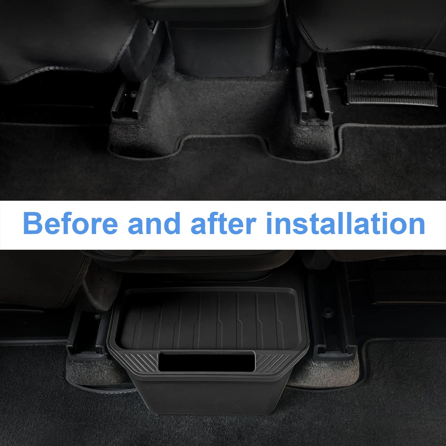 Tesla Model Y Back Seat Storage Box Rear Center Console Organizer