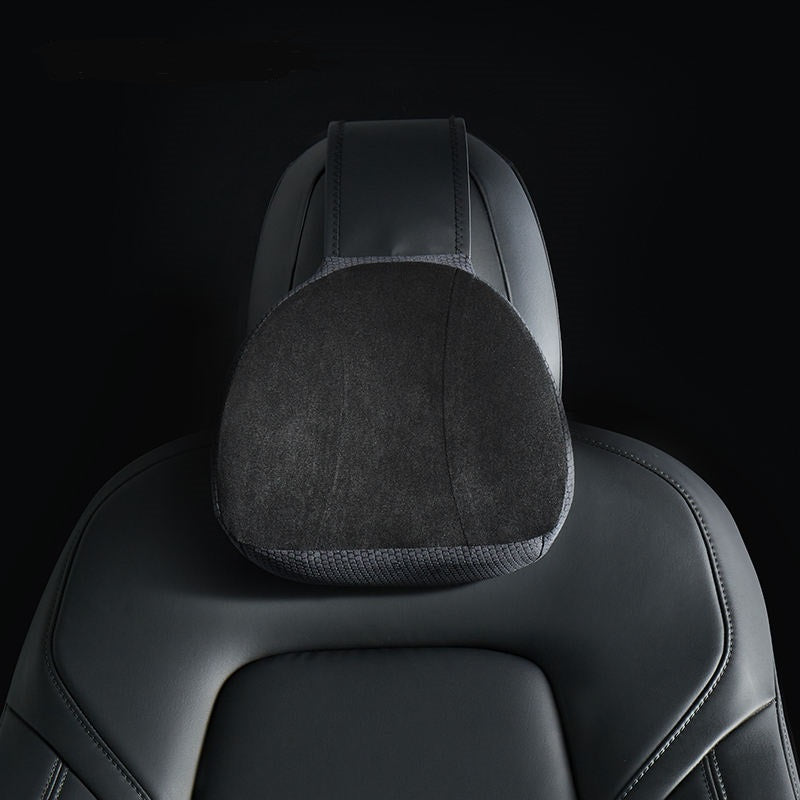 Tesla Model 3 Y Suede Headrest Pillow Interior Accessories