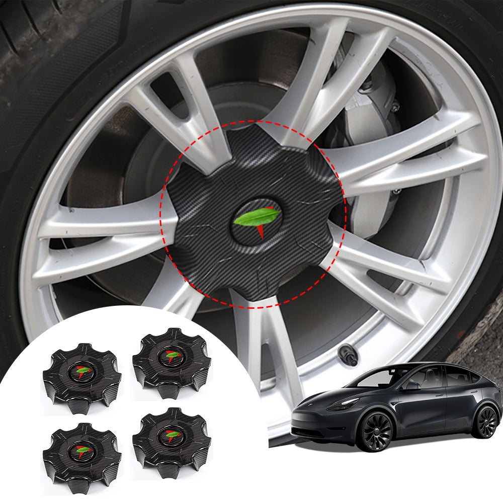 2021 Tesla Model Y 19" Wheel Hub Center Cover Screw Caps