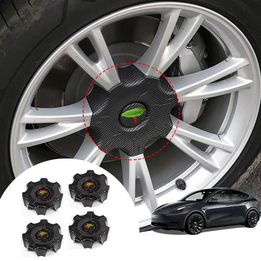 2021 Tesla Model Y 19" Wheel Hub Center Cover Screw Caps