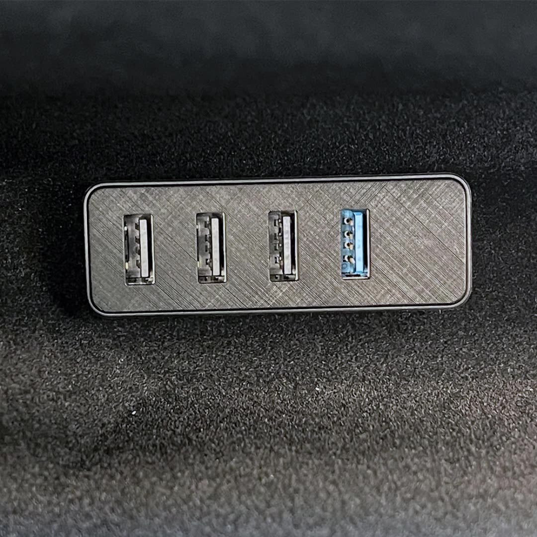 Tesla Model Y 3 Highland Glove Box USB HUB Docking Station 4-Port