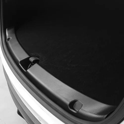 Tesla Model Y Carbon Fiber Trunk Bumper Protector Guard 2Pcs
