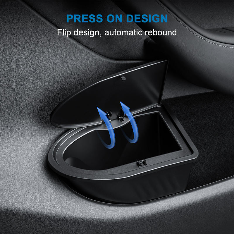 Tesla Model Y Front Door Trash Can Storage Box Set Of 2