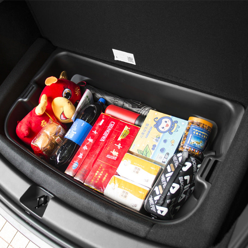 Tesla Model Y Rear Trunk Storage Box ( Double Layer)