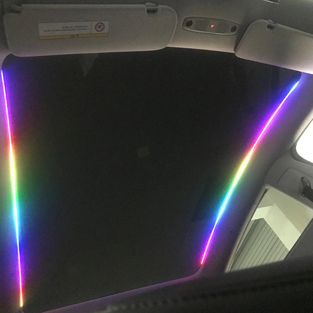 Tesla Model Y Sunroof LED Flowing Ambient Lighting 256 Color
