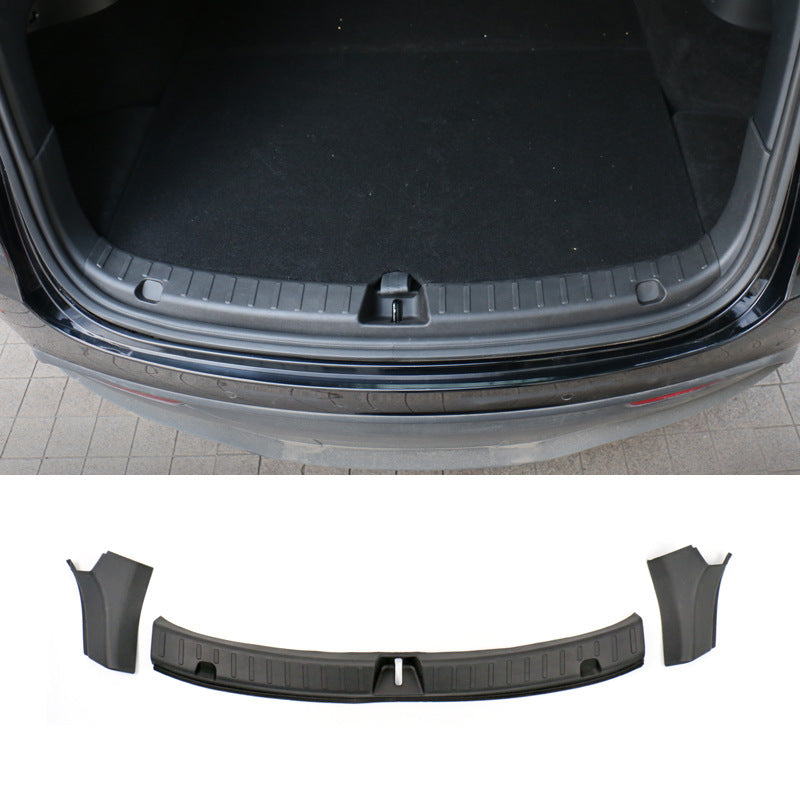 Tesla Model Y Trunk Door Sills Guard Protective Cover 3Pcs