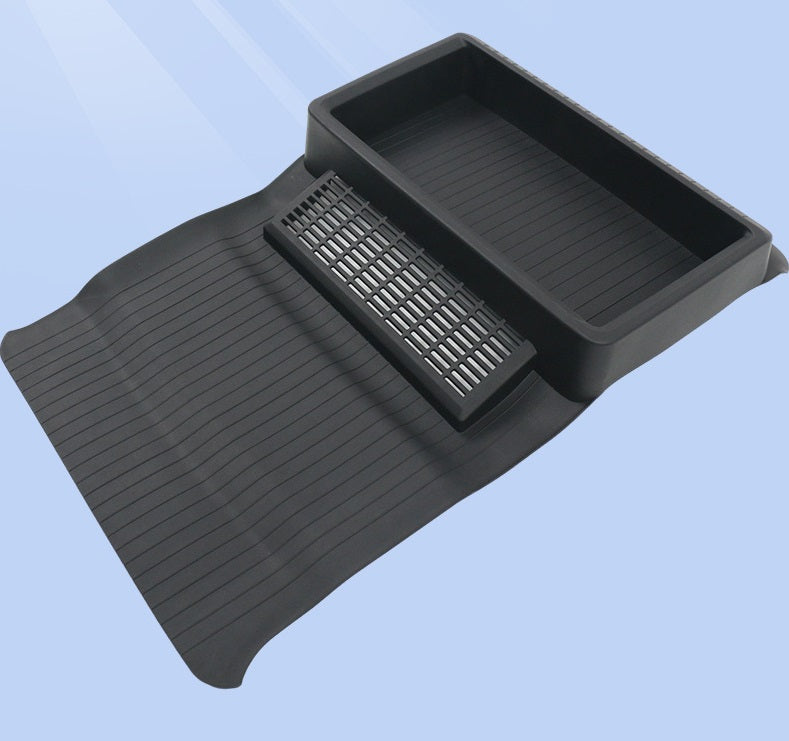 Tesla Model Y Under Seat Storage Box Guard Board Mats
