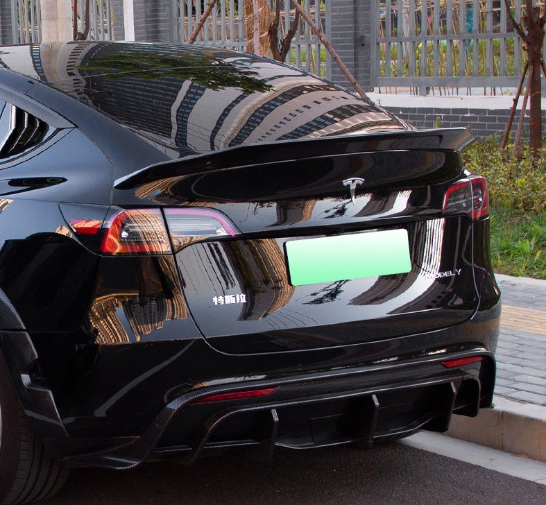 Tesla Model Y Wolf Fang Style Rear Spoiler Wing 2021-2024