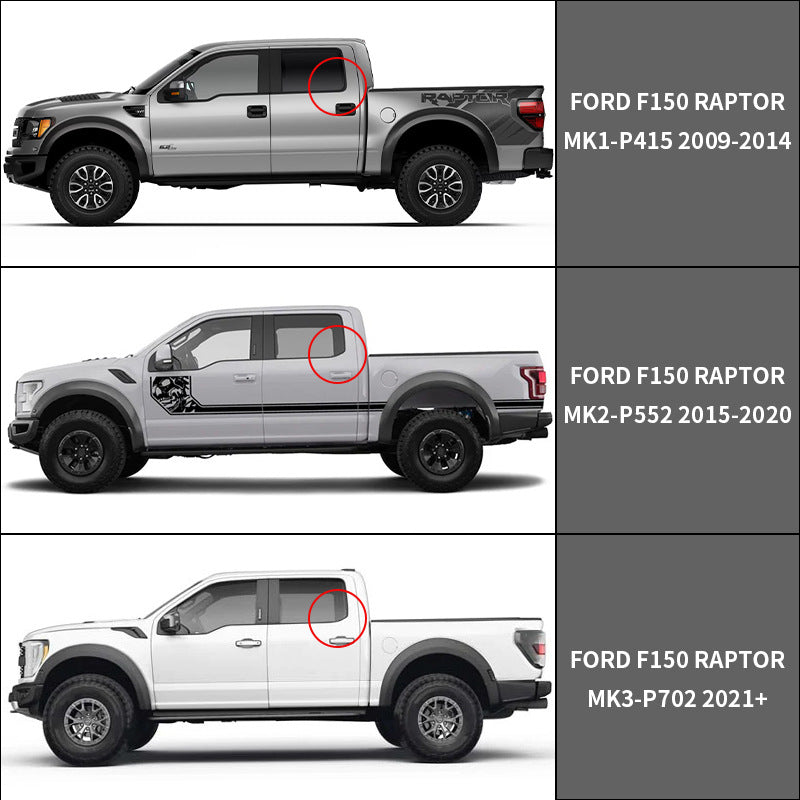 Window Visors Rain Guards For Ford F150 Raptor