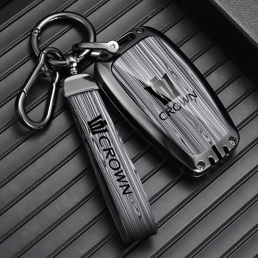 For Toyota Crown Wood-Grain Key Fob Cover ( 2, 3 and 5 Button)