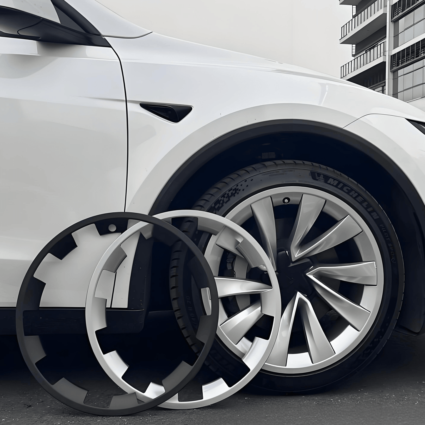 20" Wheel Rim Protector For Tesla Model Y Juniper (All-In-One)