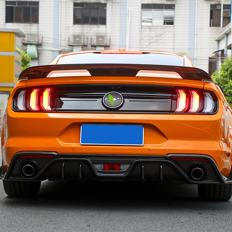 Carbon Fiber Rear Spoiler Wing For 2015-2021 Ford Mustang GT500