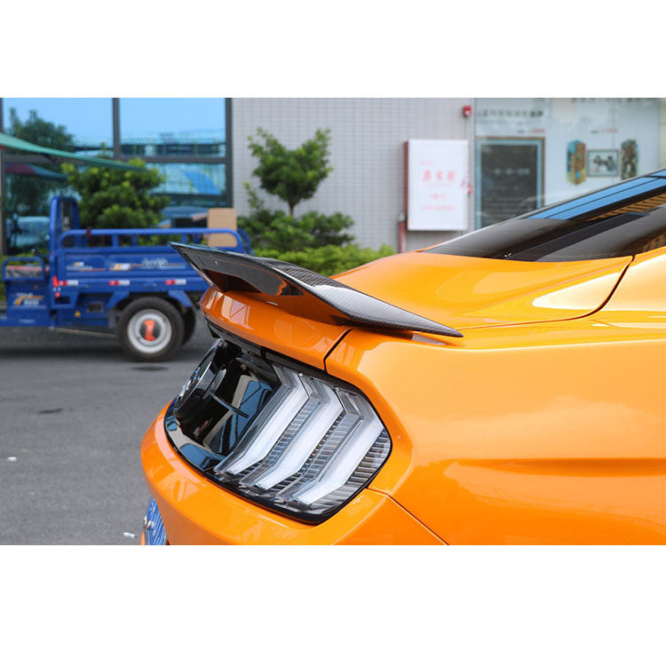 Carbon Fiber Rear Spoiler Wing For 2015-2021 Ford Mustang GT500