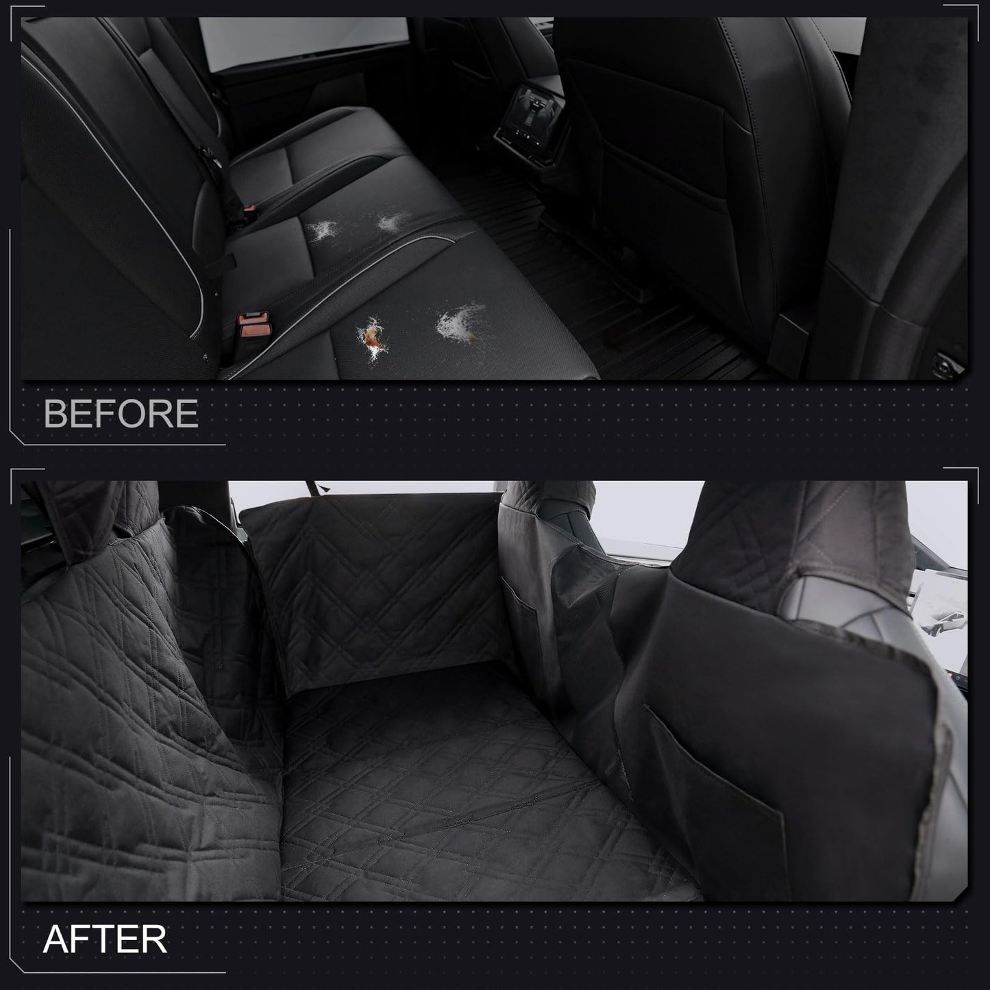 Cybertruck Rear Seat Pet Mats Dog Seat Cover