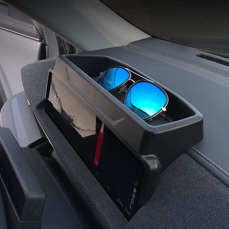 Dashboard Storage Box Sunglasses Holder For Ford Mustang Mach-E 2021-2025