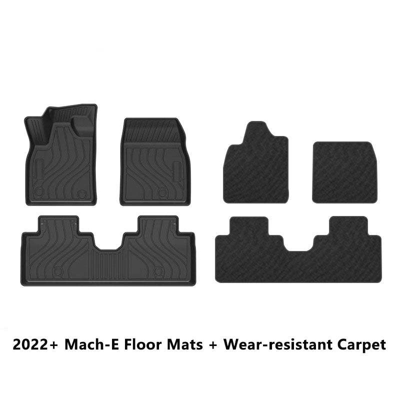 Mach-E TPE Floor Mats For Ford Mustang 2022-2025