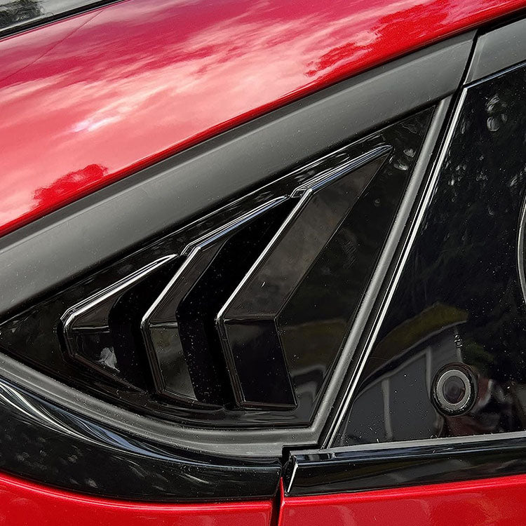 Rear Triangle Windows Shutters Cover Trim For Ford Mustang Mach-e