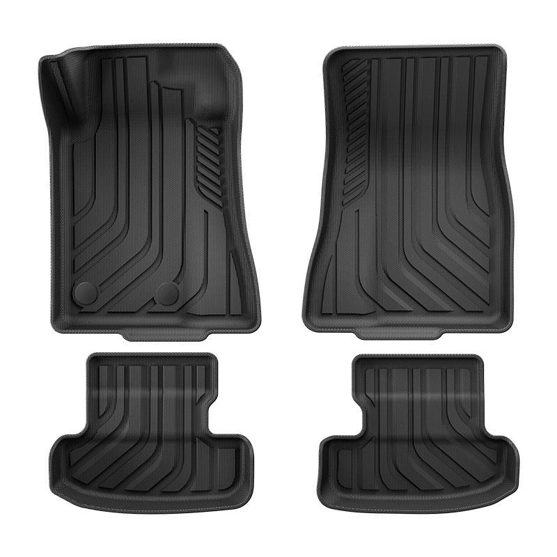 TPE All-Weather Floor Mats & Rear Trunk Liner For Ford Mustang (Fuel, North America)