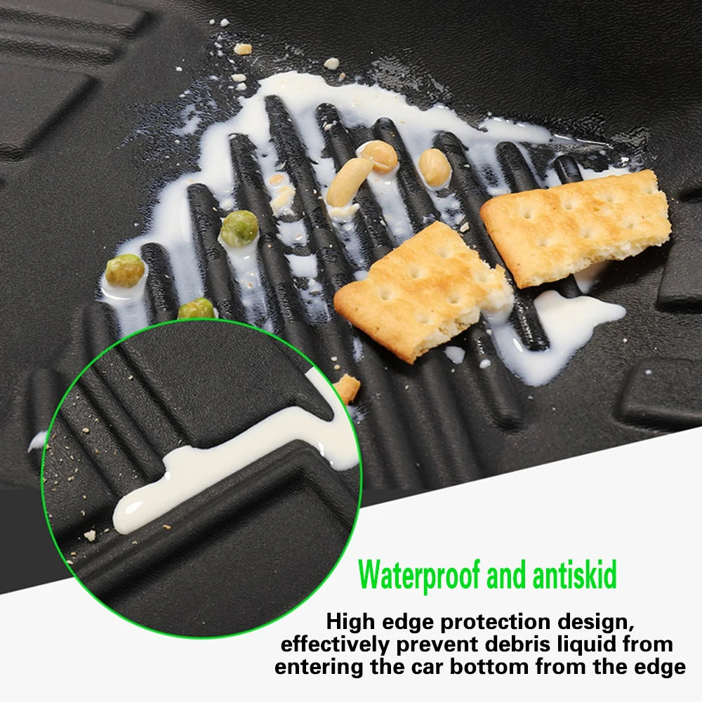 Evtesparts TPE Floor Mats Liner For Mercedes-Benz Vito 2018+