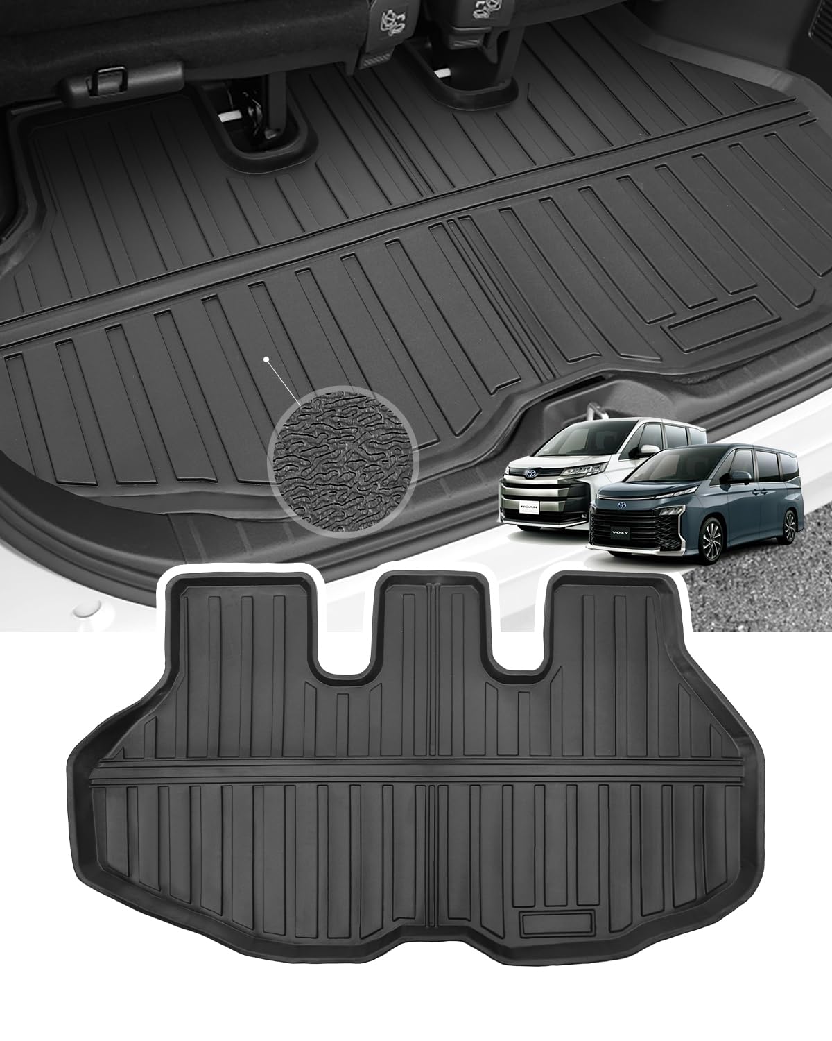Evtesparts TPE Rear Trunk Mats For Toyota Noah Voxy 90 Series