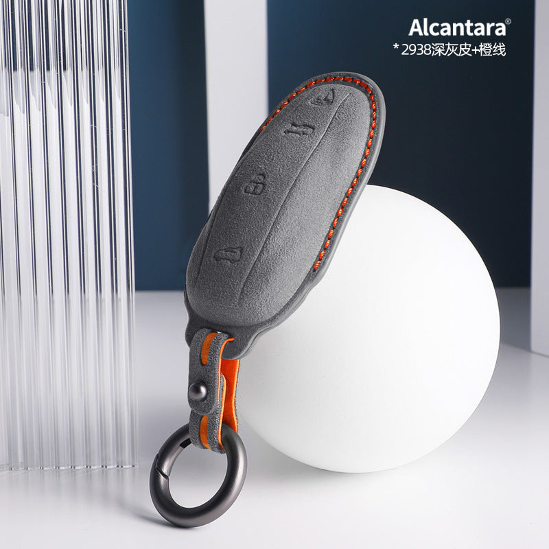 Tesla Model 3/Y/S Alcantara Key Cover Bag