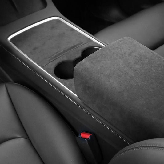 Tesla Model 3/Y Alcantara Center Console Cover Trim