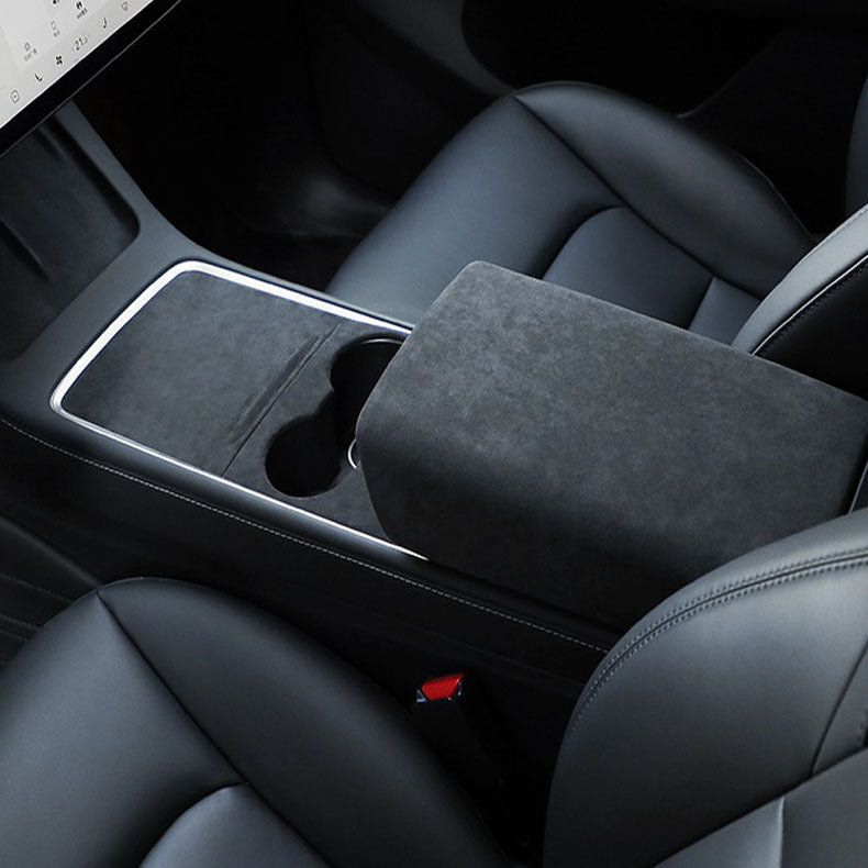 Tesla Model 3/Y Alcantara Center Console Cover Trim