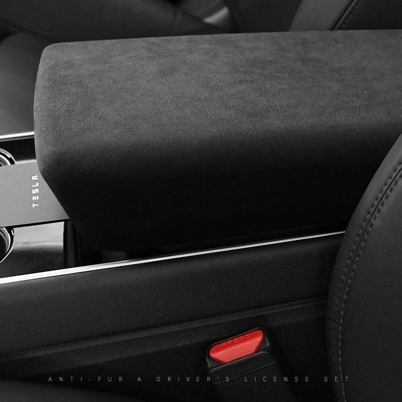 Tesla Model 3/Y Alcantara Armrest Cover