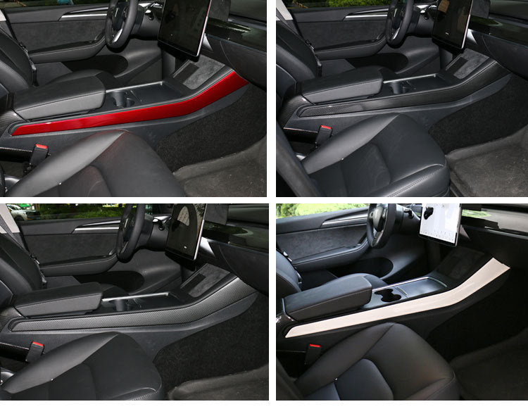 2021+ Tesla Model 3 Y Center Console Side Decorative Trim
