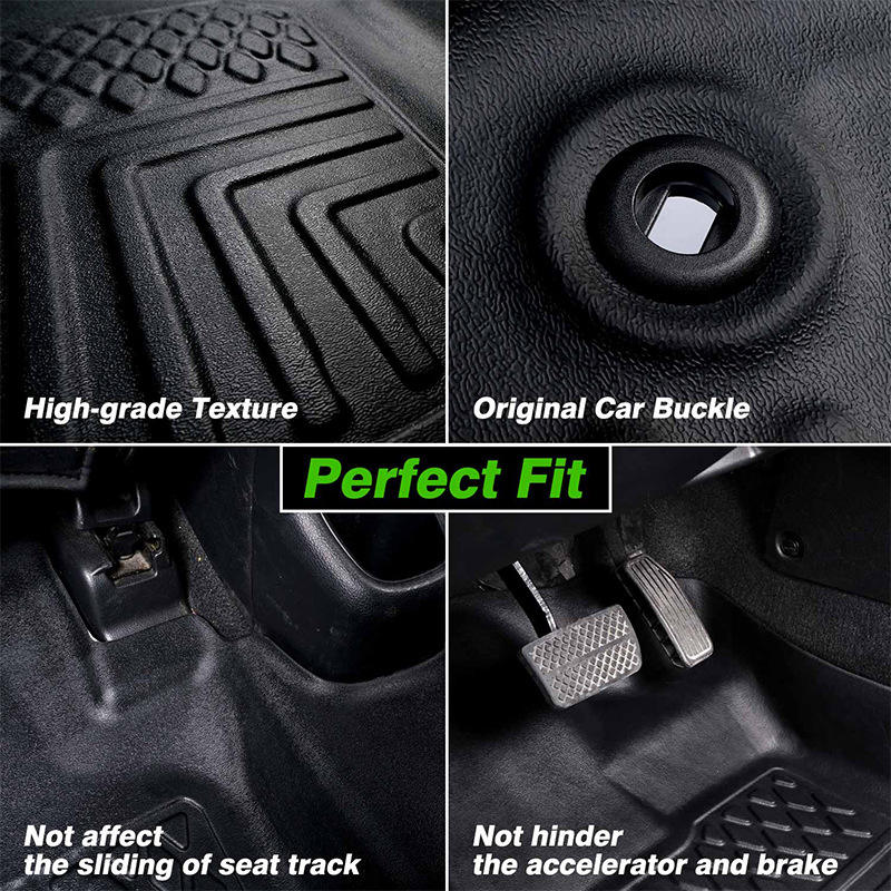 Evtesparts Waterproof Floor Mats For Toyota RAV4 2014-2018