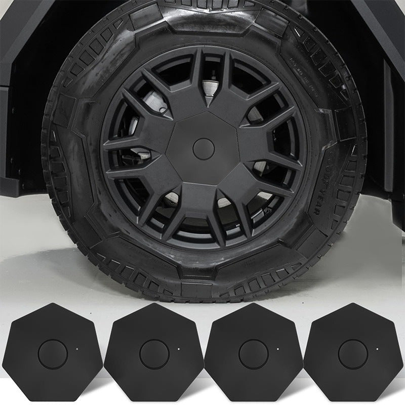 Evtesparts Wheel Hub Center Caps Protection Cover For Tesla Cybertruck