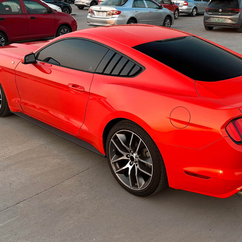 Rear Window Louvers For Ford Mustang MK6 2015-2023
