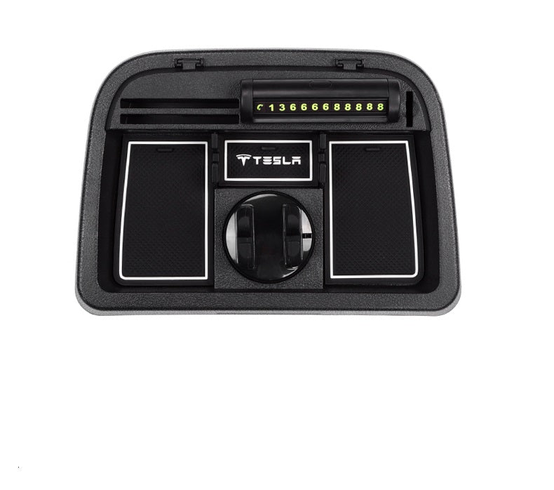 Model 3 & Y Center Console Dashboard Storage Box Multi-Function Tray