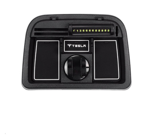 Model 3 & Y Center Console Dashboard Storage Box Multi-Function Tray