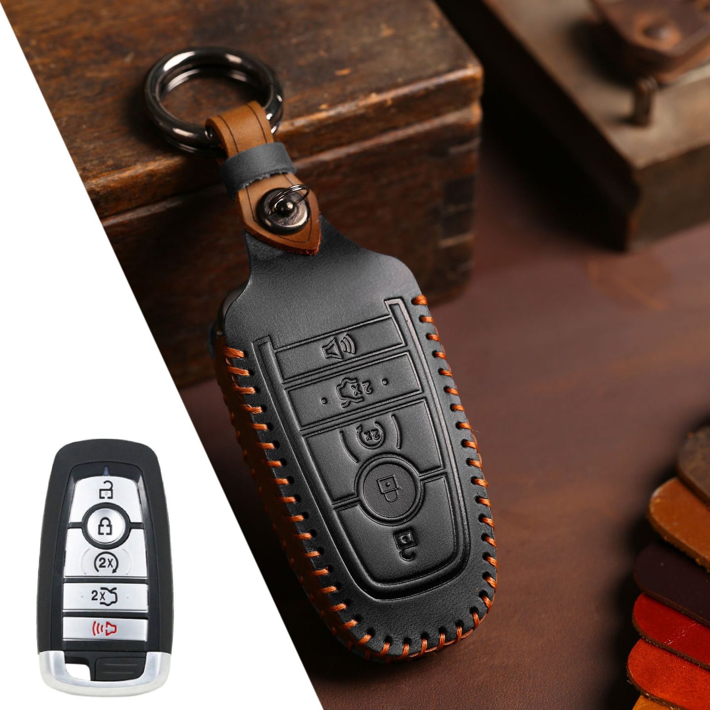 Ford Explorer Leather Key Fob Cover