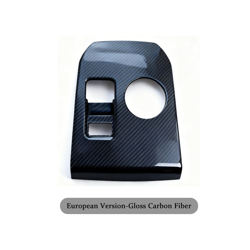 For Ford Mustang Mach e Carbon Fiber Center Console Panel Trim Cover