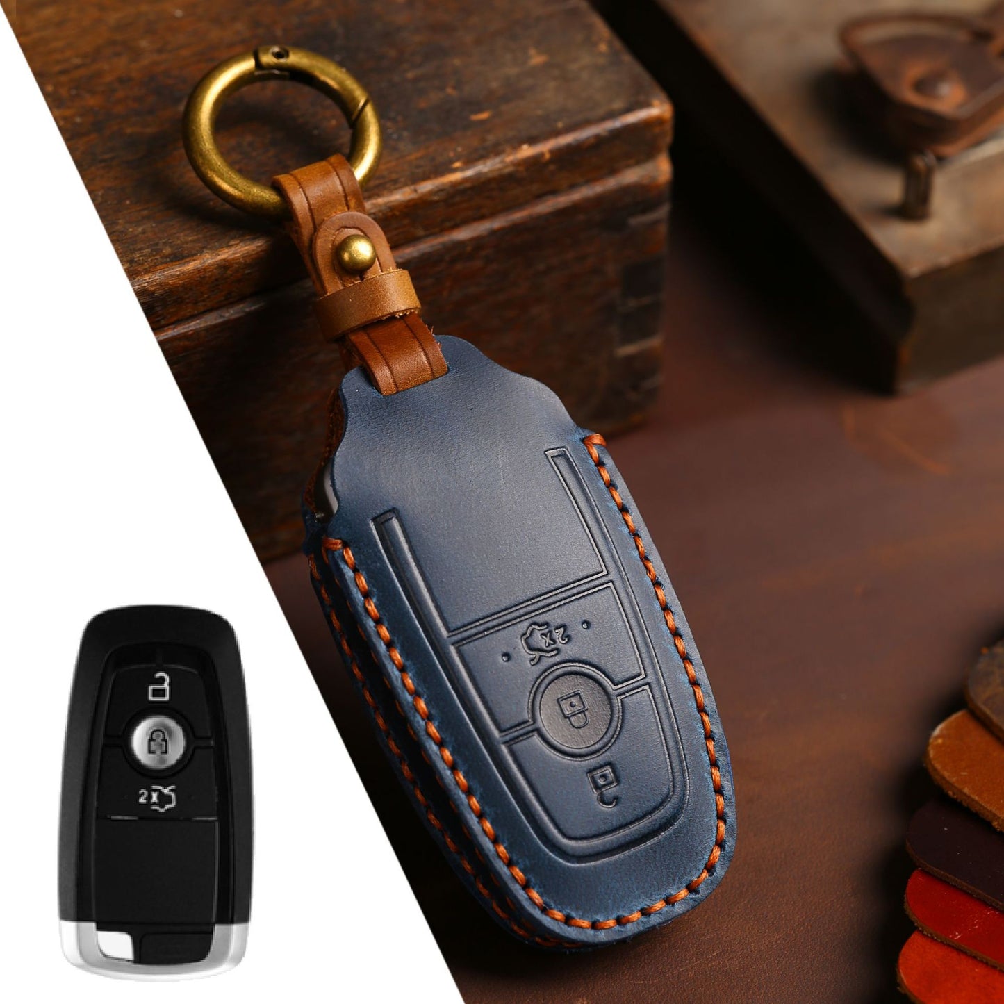 Ford Explorer Leather Key Fob Cover
