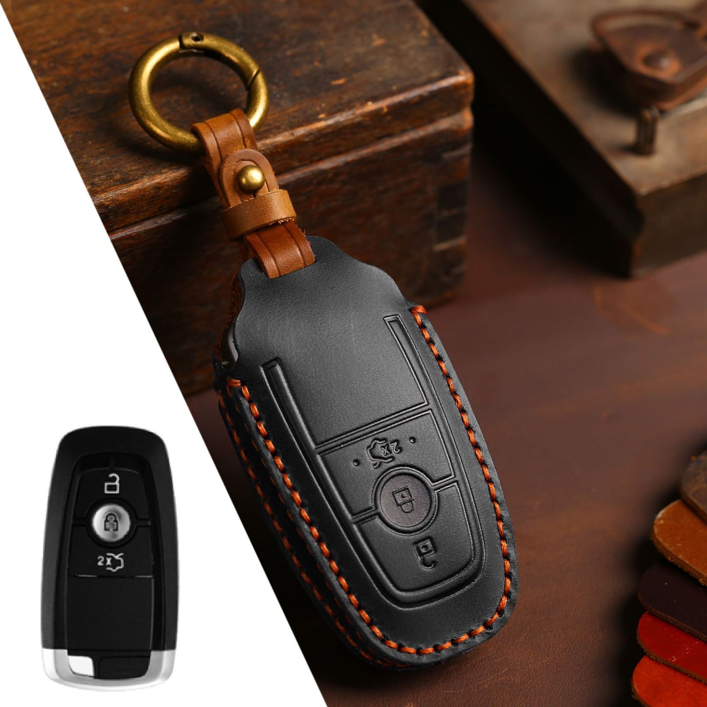 Ford Explorer Leather Key Fob Cover