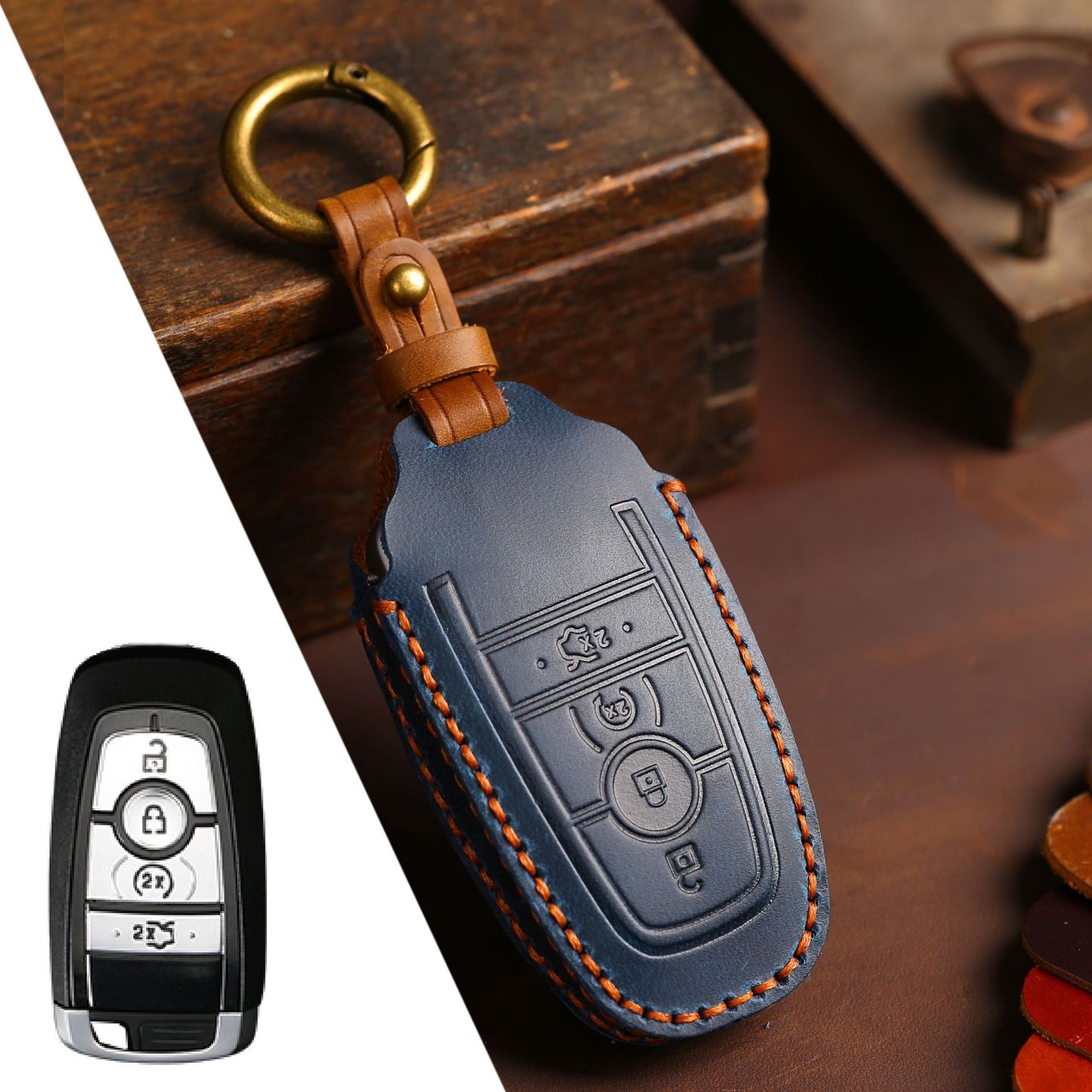 Ford Explorer Leather Key Fob Cover