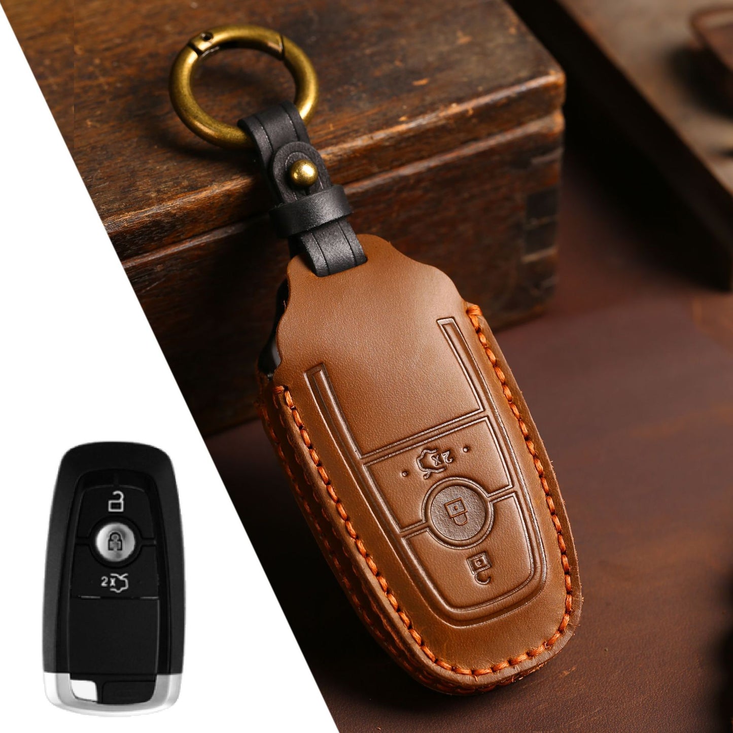 Ford Explorer Leather Key Fob Cover