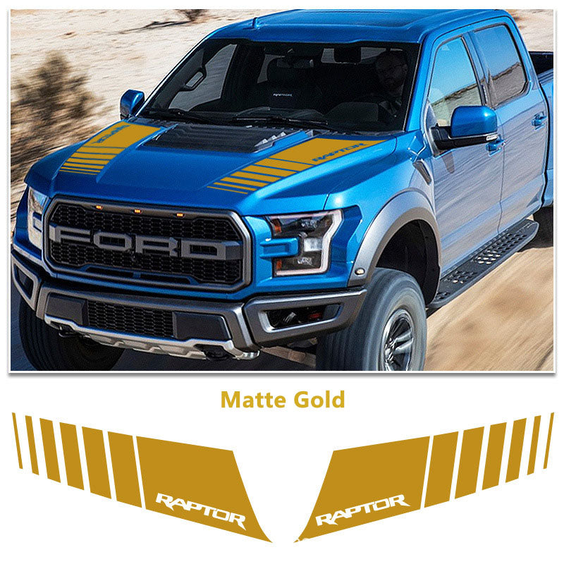 For Ford F-150 Raptor Hood Car Decals Decorative