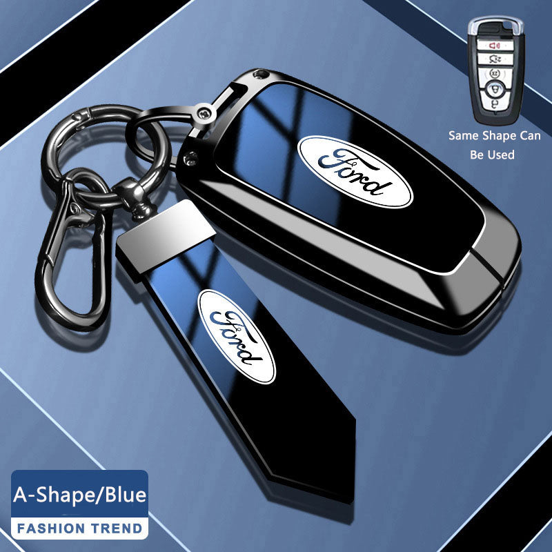 For Ford Edge Metal Key Fob Cover 2, 3, 4 and 5 Button