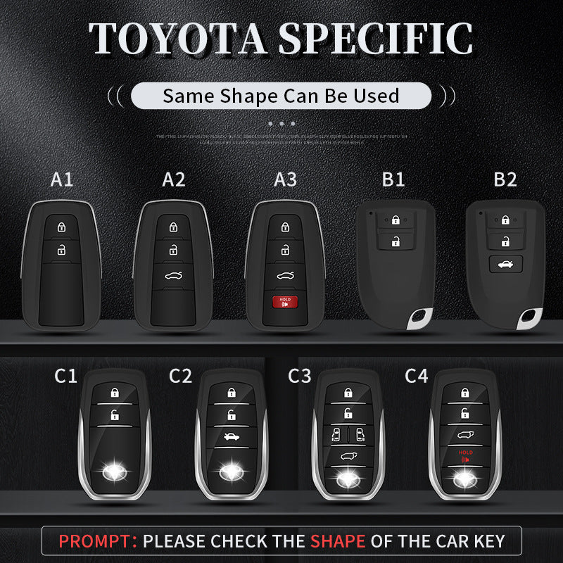For Toyota Grand Highlander Key Case Fob Cover (3 Button/4 Button)